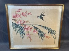 Ancienne peinture sur soie