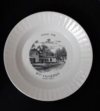 ancien plat rond creux