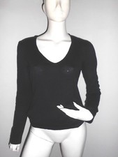 PULL FEMME MARLIES DEKKERS NOIR LASAGE SATINE AU DOS LARGE ENCOLURE T:M