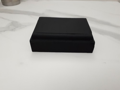 Socle bois peint noir - peint,