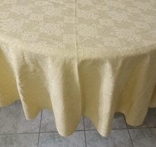 Grande nappe ancienne en lin
