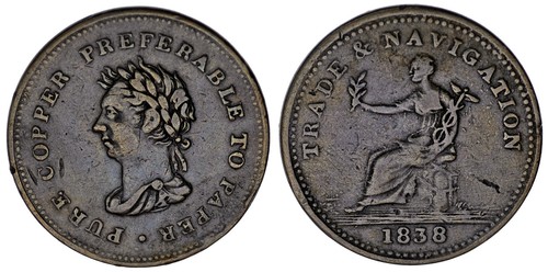Penny token ficha 1 - 1,