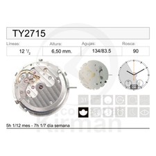 Mouvement De Montre Mécanique Chinoise Avec TY2715