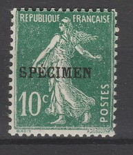 Timbre France type Semeuse 10c