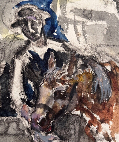 Peinture jean terles étude - terles,