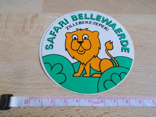 Autocollant safari bellewaerde - safari,