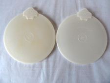 Tupperware vintage, couvercles de pichet gradué 696 697