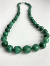 Collier Malachite Vintage