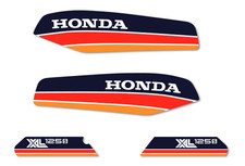 HONDA 125 XLS 1980 - Kit Sticker Decal - Orange