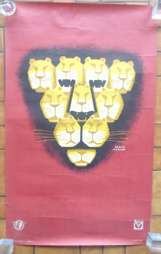 Hervé morvan affiche - affiche, ancienne