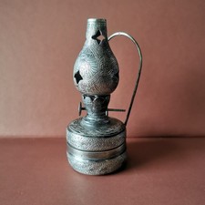 Ancienne Lampe À Huile Brûle