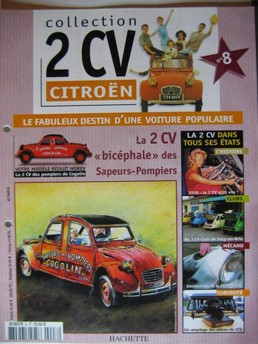 Fascicule citroën 2cv 8 - 2cv., n°