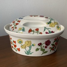 Terrine Porcelaine De Paris Décor Herbier Paté Cuisine Déco Table