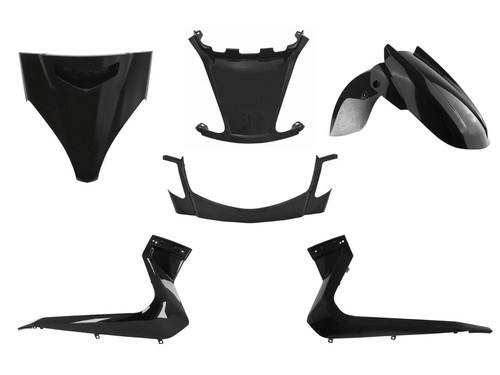 Kit carénages noir yamaha - carénages,