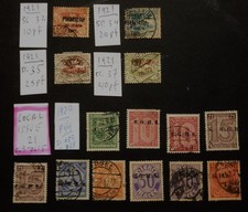 UPPER SILESIA  1921 Plebiscite overprint , Local Overprint C.G.H.S.