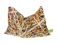 Coussin à Noyaux de Cerise Bio Micro-Onde Miniblings 22x18cm Paille Foin Jaune