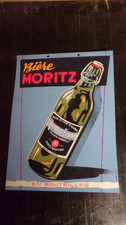 ANCIEN CARTON PUBLICITAIRE BIERE DE LUXE MORITZ ROEMER EXPORT ALSACE