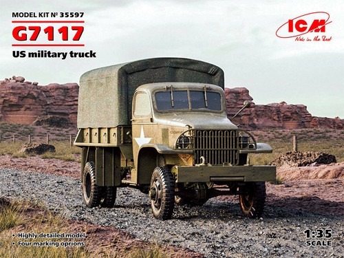 Icm chevrolet g7117 wwii - icm,
