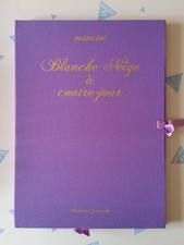Portfolio 12 planches Blanche neige + dessin Colber Mancini Trébor Gr Elvifrance