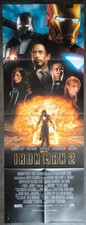 IRON MAN 2 Robert Downey Jr Marvel  ORIGINAL french door movie poster
