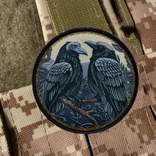 Patch Militaire Viking  Huginn