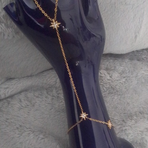 Bracelet chaîne doré
