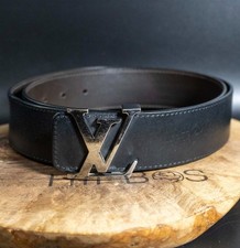 Louis Vuitton Authentique Ceinture Homme Cuir LV Initiales Ceinture Taille 36