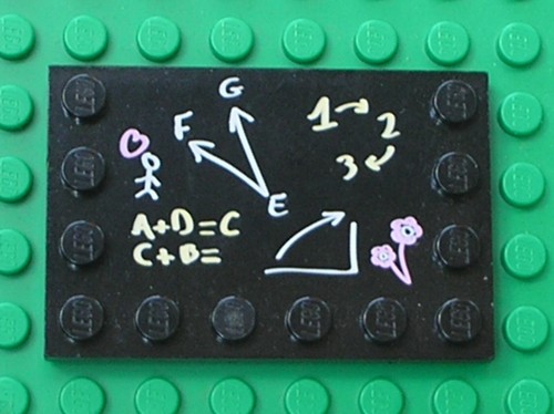 Lego black tile - lego, 4x6