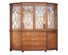 Bibliothèque anglaise d'époque XVIIIème acajou