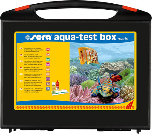 Sera aqua test box - box, marin