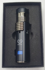 BRIQUET DE COLLECTION EN BOITE - MYON JAUNE TEMPETE FONCTIONNEL - LEGER ACCROC