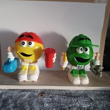 Lot 2 Figurines anciennes interchangeables McDonald M&M'S 2002