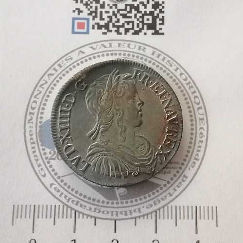 Louis xiv demi - xiv, demi-écu,