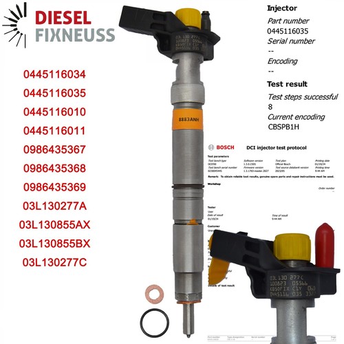 Injecteur amarok 0 tdi - vw,