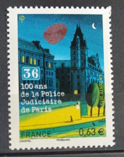 Timbre police judiciaire quai - police,