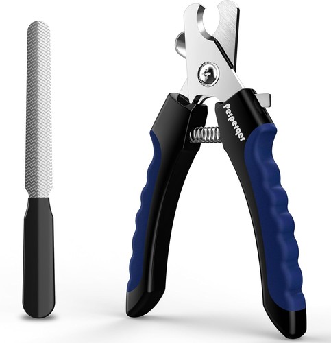 Dog nail clippers with safety - clippers,