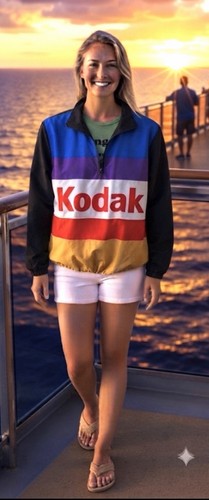 Kodak windbreaker jacket - kodak,