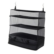 Organisateur de bagage cabine, cubes de rangement avec étagères intégrées,