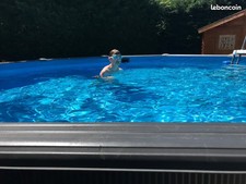 piscine hors sol 4,60m x1,32m modèle graphite