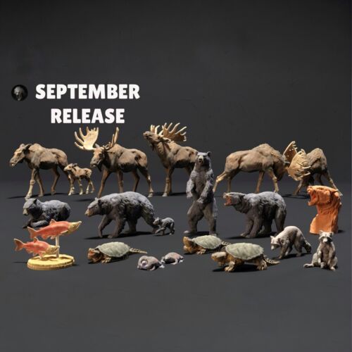 Figurines des animaux nord - du,