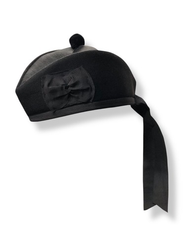 Bonnet noir glengarry - noir,