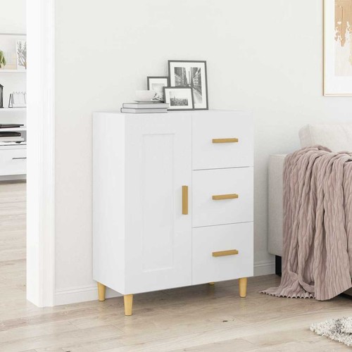 Buffet blanc 5x34x90 cm - buffet, 69,5x34x90