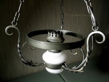LUSTRE PLAFONNIER SUSPENSION fer forgé Style Chateau Lampe Luminaire Lamp Luster