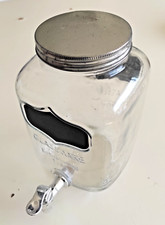 Distributeur de boisson en verre publicitaire de 4 l avec robinet