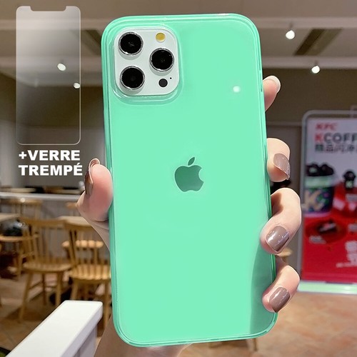 Coque silicone verre trempé - coque,