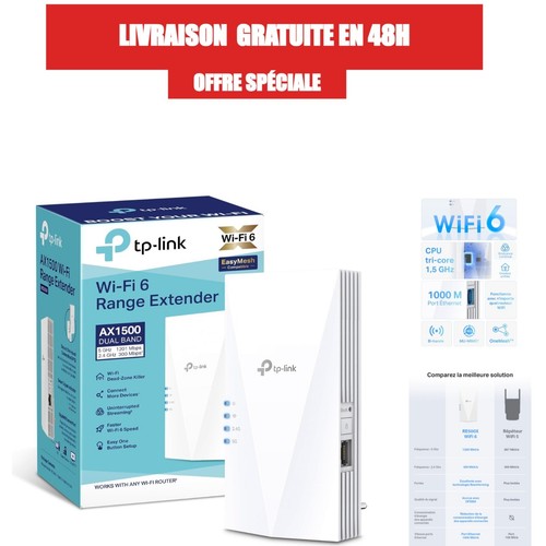 Link répéteur wifi 6 - répéteur,