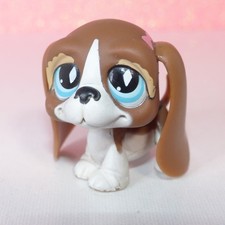 authentic littlest LPS 502 hound basset DOG CHIEN pet shop hasbro