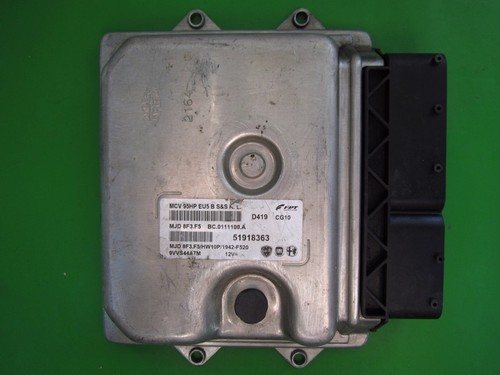 Ecu engine control unit - ecu, fiat