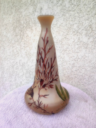 Vase signé legras dégagé - vase, a