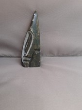 Marbre Pierre Unique Signé. V. Ramaisse. Totem Presse Papier Art 50s 